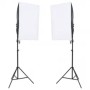 Kit per Studio Fotografico con Set Luci, Fondale e Riflettore