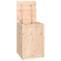 Contenitore per Bucato 44x44x66 cm Legno Massello Pino