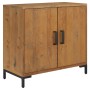 Credenza Marrone 75x35x70 cm in Legno Massello di Pino