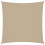 Parasole a Vela in Tela Oxford Quadrata 4x4 m Beige