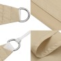 Parasole a Vela in Tela Oxford Quadrata 4x4 m Beige