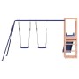 Set da Gioco da Esterno in Legno Massello di Douglas