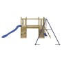 Set da Gioco da Esterno in Legno di Pino Impregnato