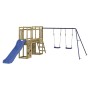 Set da Gioco da Esterno in Legno di Pino Impregnato