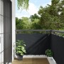 Paravento da Balcone Antracite 90x500 cm in Tessuto Oxford