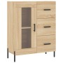 Credenza Rovere Sonoma 69,5x34x180 cm in Legno Multistrato