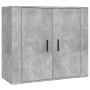 Credenza Grigio Cemento in Legno Multistrato