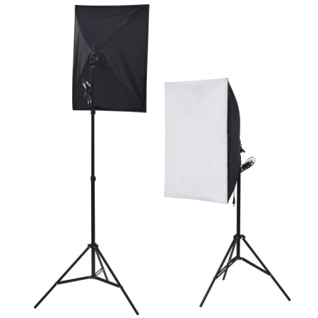 Kit Studio Fotografico 5 Sfondi Colorati & 2 Softbox