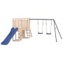 Set da Gioco da Esterno in Legno Massello di Pino