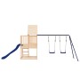 Set da Gioco da Esterno in Legno Massello di Pino