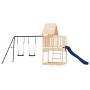 Set da Gioco da Esterno in Legno Massello di Pino