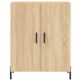 Credenza Rovere Sonoma 69,5x34x180 cm in Legno Multistrato