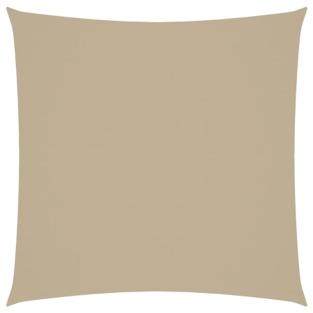 Parasole a Vela in Tela Oxford Quadrato 4,5x4,5 m Beige