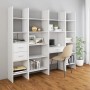 Libreria Bianca 40x35x180 cm in Legno Multistrato