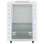 Armadietto di Rete 15U con Ruote Girevole 19" IP20 53x40x80 cm