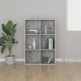 Libreria/Credenza Grigio Cemento 66x30x98 cm Legno Multistrato