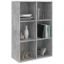 Libreria/Credenza Grigio Cemento 66x30x98 cm Legno Multistrato