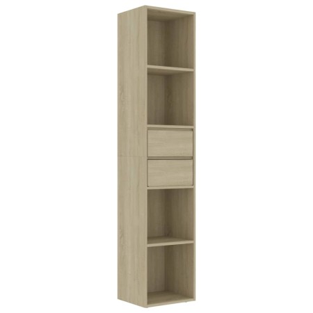 Libreria Rovere Sonoma 36x30x171 cm in Legno Multistrato