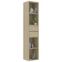 Libreria Rovere Sonoma 36x30x171 cm in Legno Multistrato