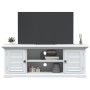 Mobile Porta TV Bianco 110x30x41 cm in Legno Multistrato