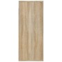 Armadietto a Muro Rovere Sonoma 80x33x80 cm Legno Multistrato