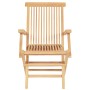 Set da Pranzo per Esterni 7 pz 150-200x100x75 cm Teak Massello