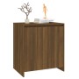 Credenza Rovere Marrone 70x41x75 cm in Legno Multistrato