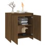 Credenza Rovere Marrone 70x41x75 cm in Legno Multistrato