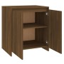 Credenza Rovere Marrone 70x41x75 cm in Legno Multistrato