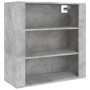 Credenza Grigio Cemento in Legno Multistrato