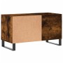 Mobile Porta Dischi Rovere Fumo 85x38x48 cm Legno Multistrato