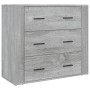 Credenza Grigio Sonoma in Legno Multistrato