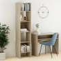 Libreria Rovere Sonoma 40x35x180 cm in Legno Multistrato