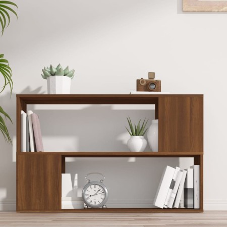 Libreria Rovere Marrone 100x24x63 cm in Legno Multistrato