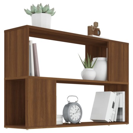 Libreria Rovere Marrone 100x24x63 cm in Legno Multistrato