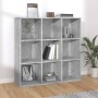 Libreria Grigio Cemento 98x29x97,5 cm in Legno Multistrato