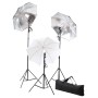 Kit Studio Fotografico con Set di Luci e Fondale