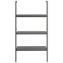 Scaffale Pendente a 3 Livelli Nero 64x35x120,5 cm