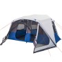 Tenda Famiglia con LED 10 Persone Blu Chiaro a Rilascio Rapido