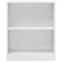 Libreria Bianco Lucido 60x24x76 cm in Legno Multistrato