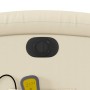 Poltrona Alzapersona Elettrica Reclinabile Crema in Similpelle