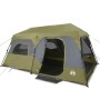 Tenda Campeggio 9 Persone Blu Rilascio Rapido Impermeabile