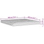 Materasso in Schiuma Bianco 200x200 cm Durezza H2 H3