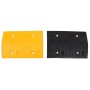 Dosso Giallo e Nero 226x32,5x4 cm in Gomma