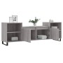 Mobile TV Grigio Sonoma 160x35x55 cm in Legno Multistrato