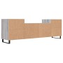 Mobile TV Grigio Sonoma 160x35x55 cm in Legno Multistrato