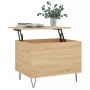 Tavolino Salotto Rovere Sonoma 60x44,5x45 cm Legno Multistrato