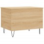 Tavolino Salotto Rovere Sonoma 60x44,5x45 cm Legno Multistrato