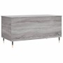 Tavolino Salotto Grigio Sonoma 90x44,5x45 cm Legno Multistrato