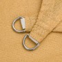 Vela Parasole 160 g/m² Rettangolare Sabbia 2,5x3,5 m in HDPE